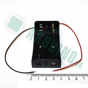 Держатель-бокс для аккумуляторов 2x18650 Держатель-бокс для аккумуляторов 2x18650