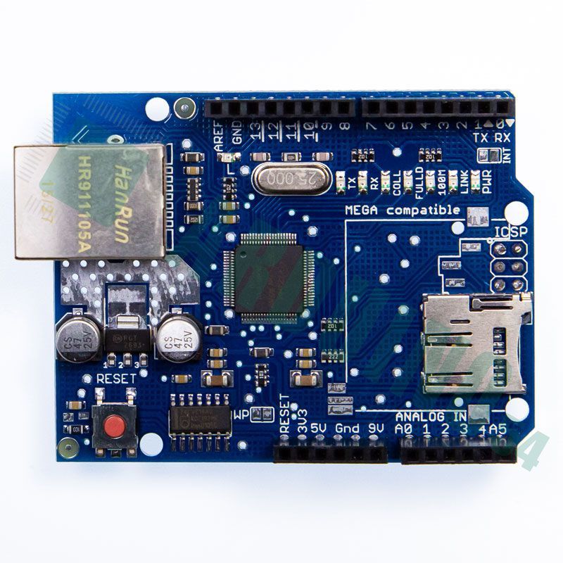 W5100 Ethernet Shield + SD W5100 Ethernet Shield + SD
