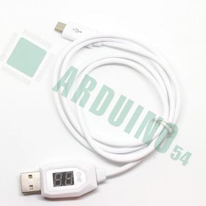 Зарядный провод Micro-USB с вольтметром Зарядный провод Micro-USB с вольтметром