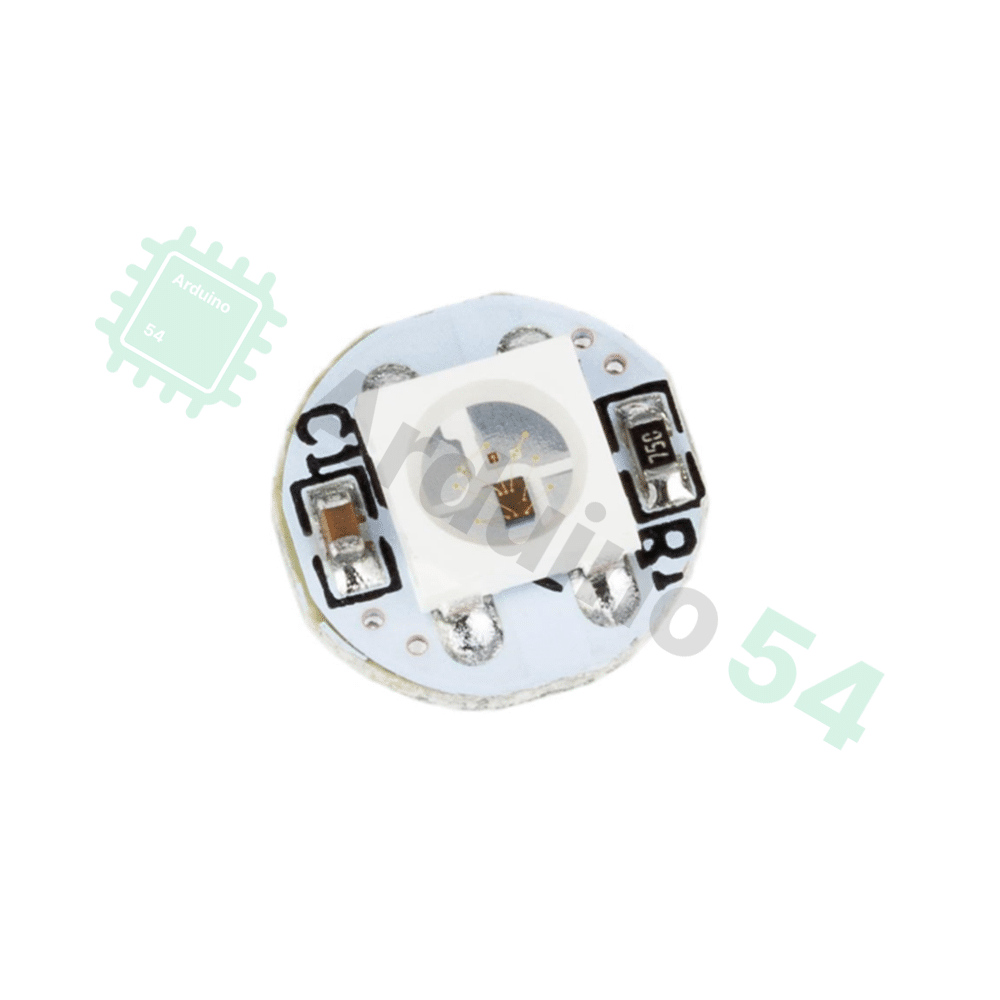 Управляемый RGB светодиод 5050 WS2812 на плате Управляемый RGB светодиод 5050 WS2812 на плате