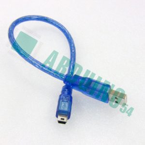 Кабель USB 2.0 A - mini USB 5pin (m-m), 0,3м Кабель USB 2.0 A - mini USB 5pin (m-m), 0,3м