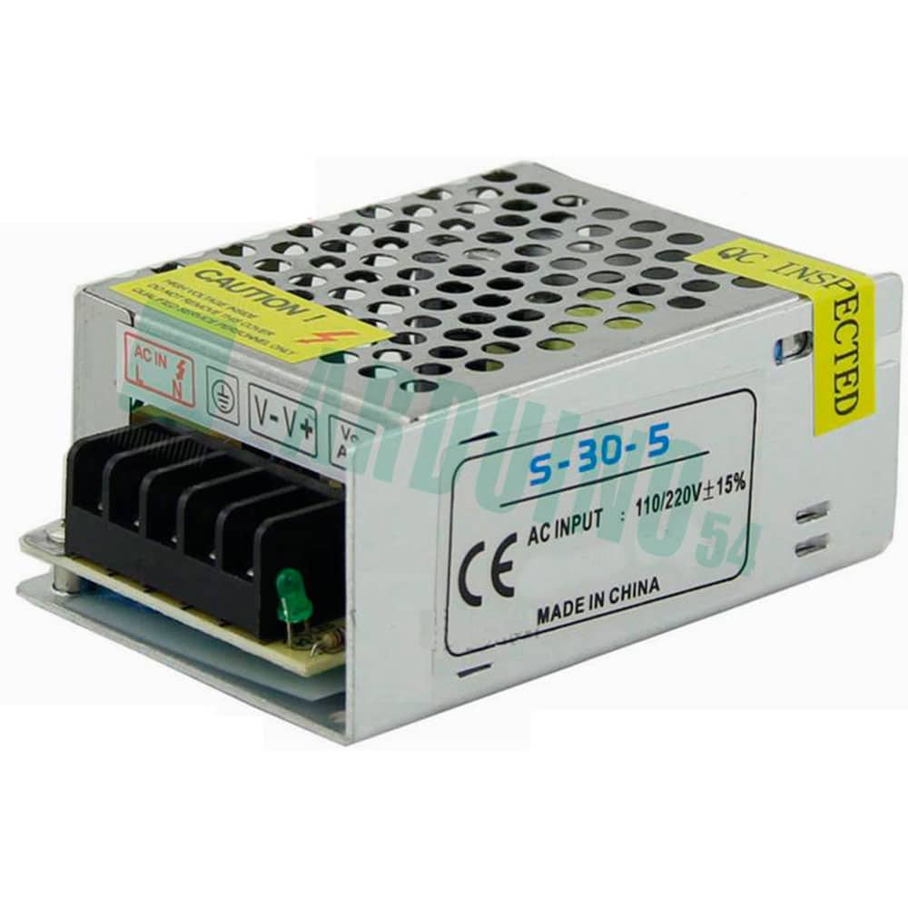 Блок питания 5V 6A 30W (металлический корпус), S-30-5 Блок питания 5V 6A 30W (металлический корпус), S-30-5