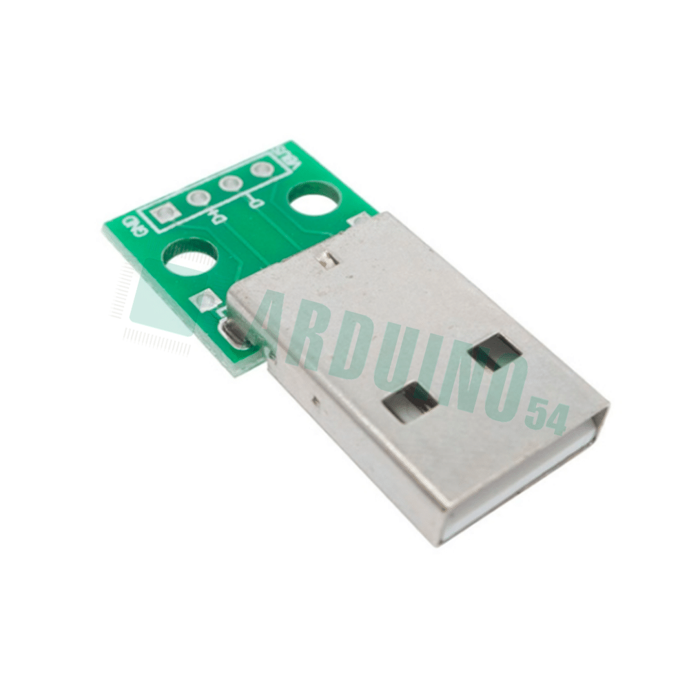 Переходник USB A Male на DIP (4 Pin) Переходник USB A Male на DIP (4 Pin)