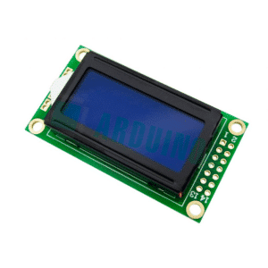LCD 8x2 0802 дисплей синий LCD 8x2 0802 дисплей синий